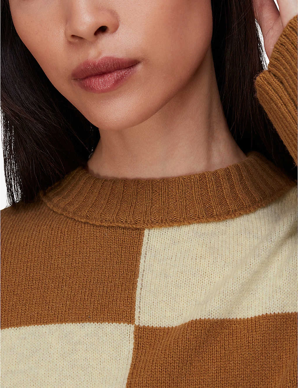 Whistles Check-pattern Wool-blend Jumper 5 Whistles Check-pattern Wool-blend Jumper - Image 5