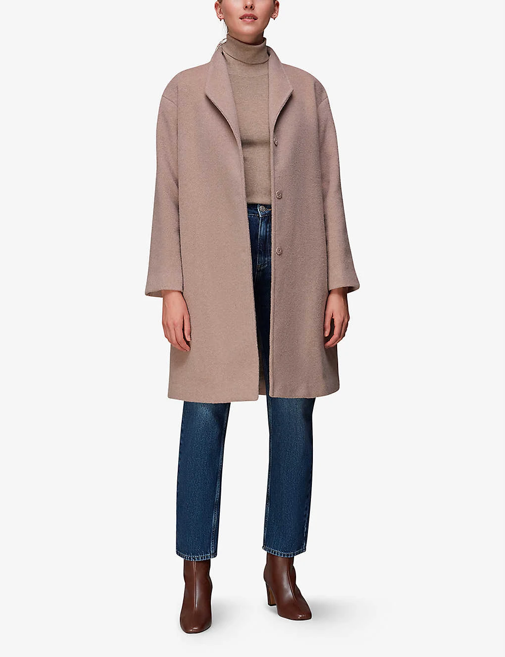 Whistles Holan Heeled Leather Ankle Boots 4 Whistles Holan Heeled Leather Ankle Boots - Image 4