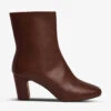Whistles Holan Heeled Leather Ankle Boots