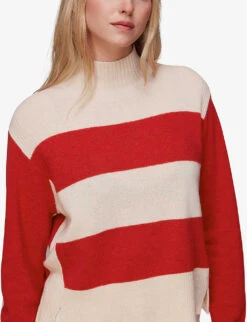 Whistles Colour-block Wool Jumper -The Fashion Shop R04081176 MULTICOLOURED ALT02