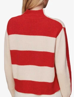 Whistles Colour-block Wool Jumper -The Fashion Shop R04081176 MULTICOLOURED ALT03