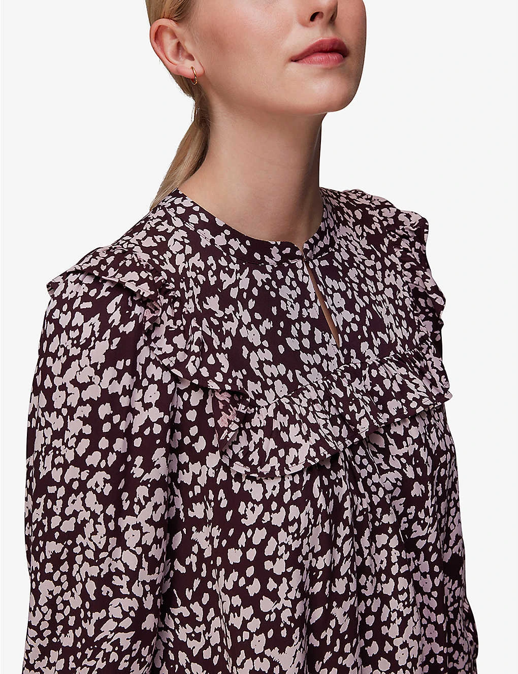 Whistles Dashed Animal-print Woven Mini Dress 5 Whistles Dashed Animal-print Woven Mini Dress - Image 5