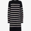 Whistles Stripe Relaxed-fit Knitted Mini Dress