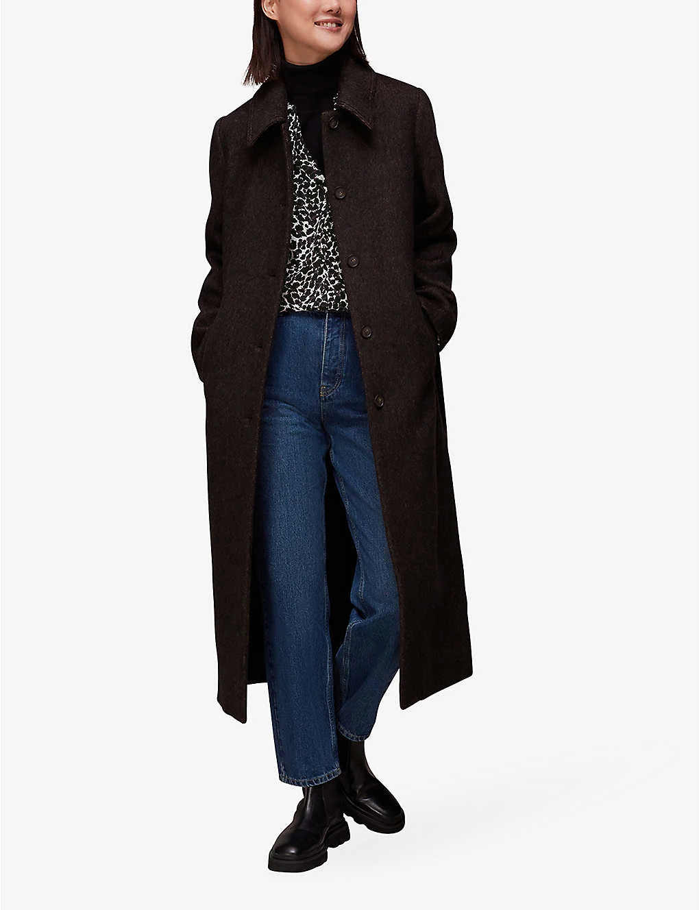 Whistles Shadow Leopard-print Woven Blouse 2 Whistles Shadow Leopard-print Woven Blouse - Image 2