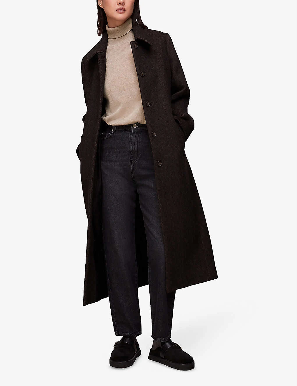 Whistles Sparkle Roll-neck Wool-blend Jumper 2 Whistles Sparkle Roll-neck Wool-blend Jumper - Image 2