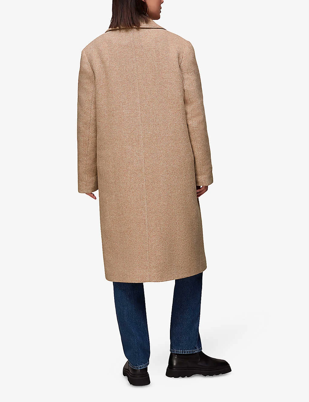 Whistles Double-breasted Wool-blend Coat 4 Whistles Double-breasted Wool-blend Coat - Image 4