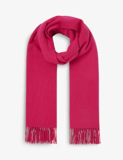 Whistles Fringed Wool Scarf