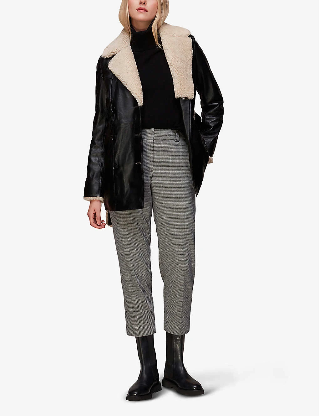 Whistles Lucie Slim-fit Mid-rise Cigarette Trousers 2 Whistles Lucie Slim-fit Mid-rise Cigarette Trousers - Image 2