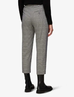 Whistles Lucie Slim-fit Mid-rise Cigarette Trousers 8 Whistles Lucie Slim-fit Mid-rise Cigarette Trousers -The Fashion Shop R04085623 MULTICOLOURED ALT03