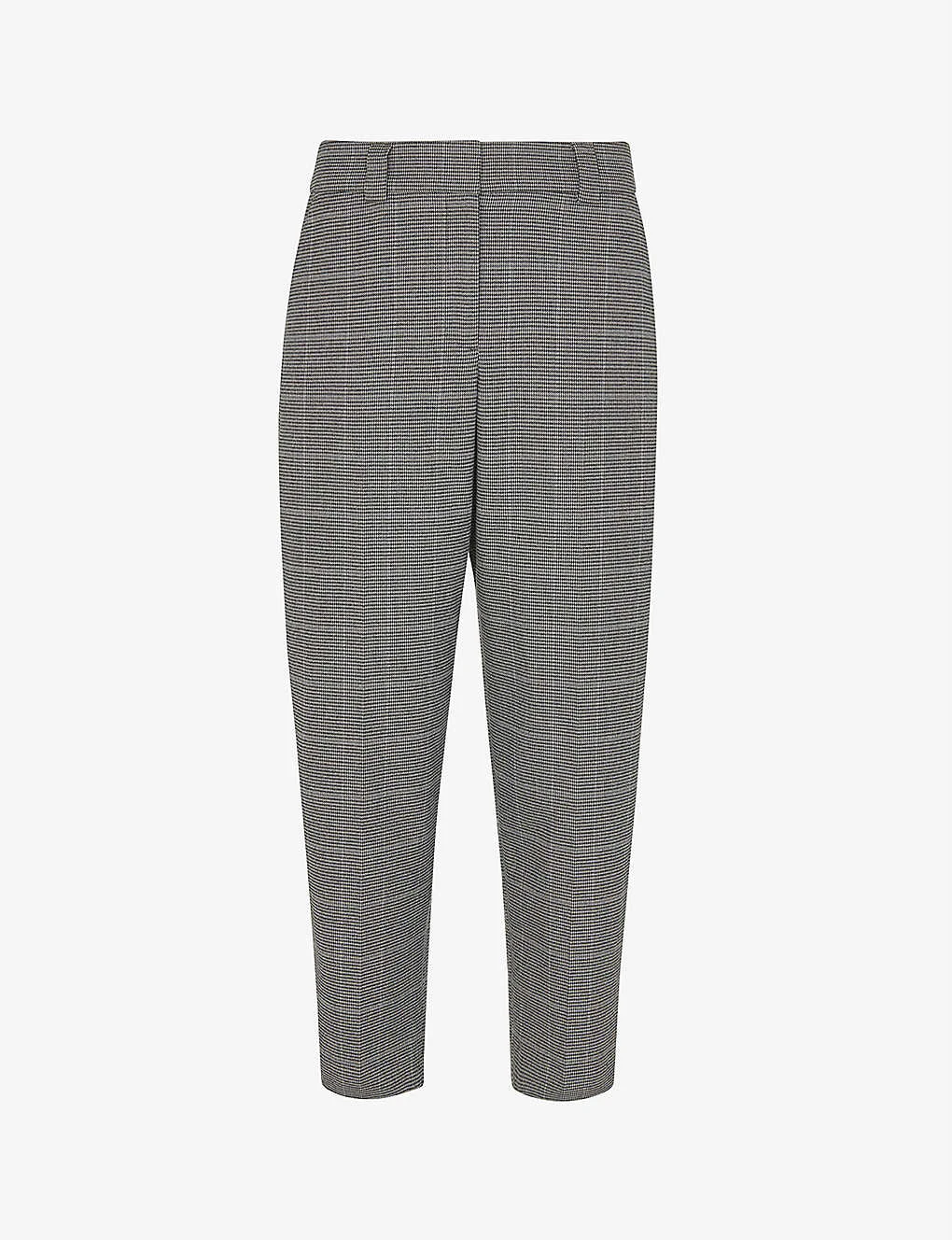 Whistles Lucie Slim-fit Mid-rise Cigarette Trousers 1 Whistles Lucie Slim-fit Mid-rise Cigarette Trousers