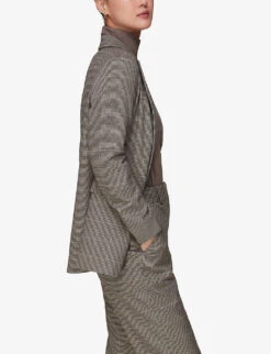 Whistles Elizabeth Check-woven Blazer 8 Whistles Elizabeth Check-woven Blazer -The Fashion Shop R04085624 MULTICOLOURED ALT02