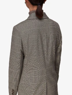 Whistles Elizabeth Check-woven Blazer 9 Whistles Elizabeth Check-woven Blazer -The Fashion Shop R04085624 MULTICOLOURED ALT03