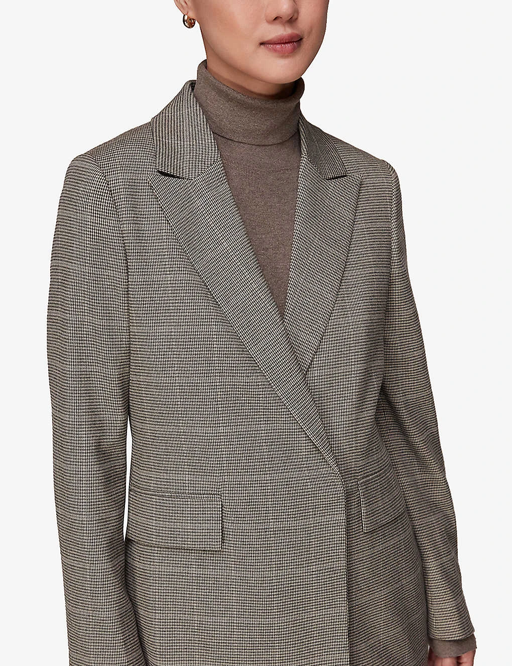 Whistles Elizabeth Check-woven Blazer 5 Whistles Elizabeth Check-woven Blazer - Image 5