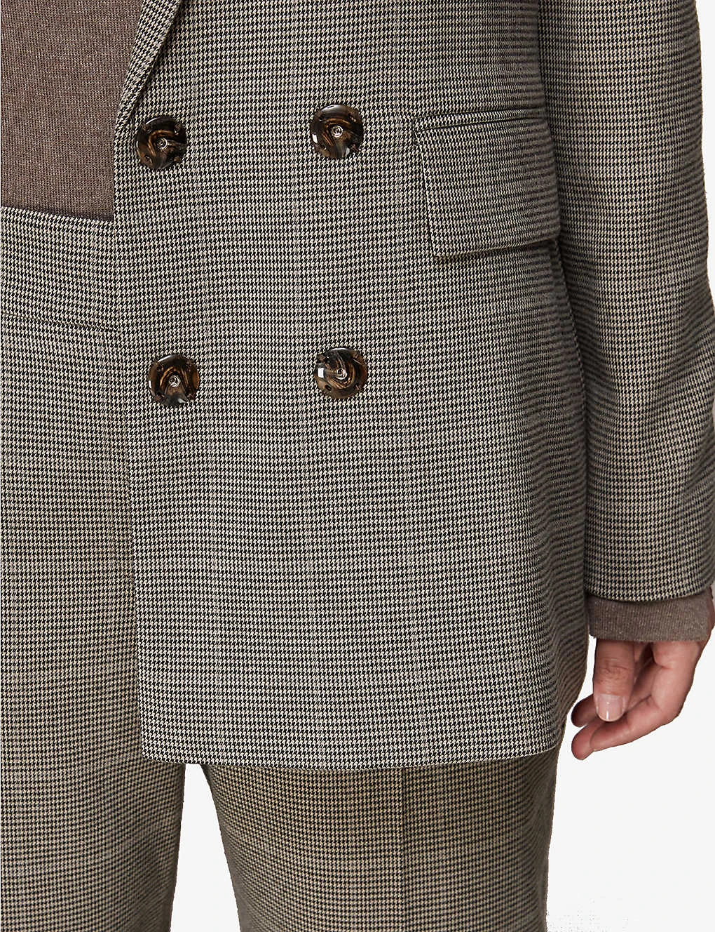 Whistles Elizabeth Check-woven Blazer 6 Whistles Elizabeth Check-woven Blazer - Image 6