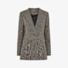 Whistles Elizabeth Check-woven Blazer