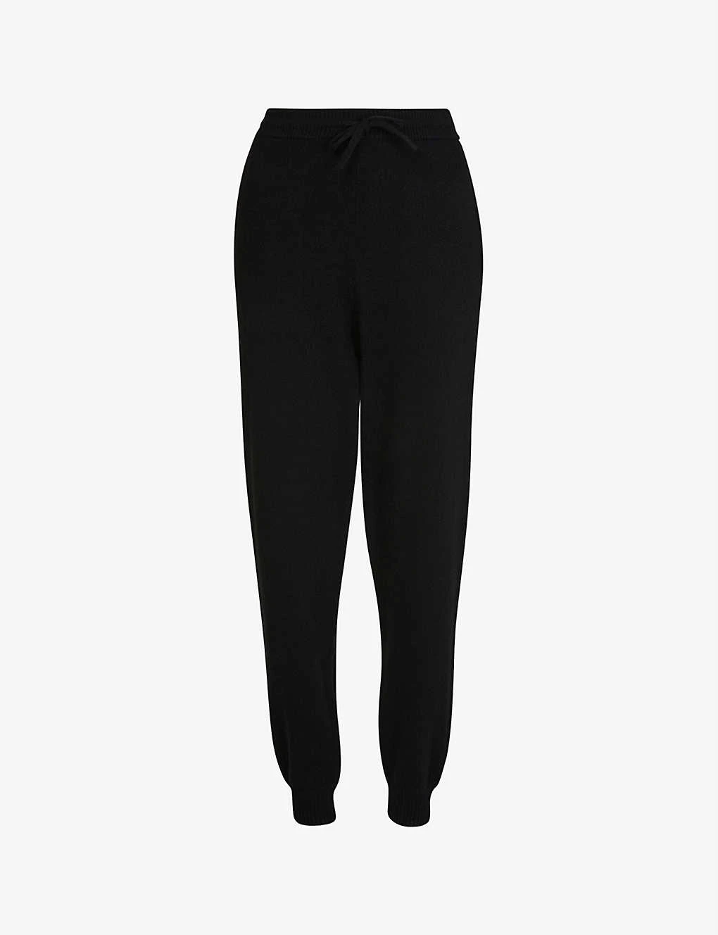 Whistles Tapered-leg High-rise Cashmere Jogging Bottoms 1 Whistles Tapered-leg High-rise Cashmere Jogging Bottoms