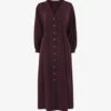 Whistles Lizzie Woven Midi Dress