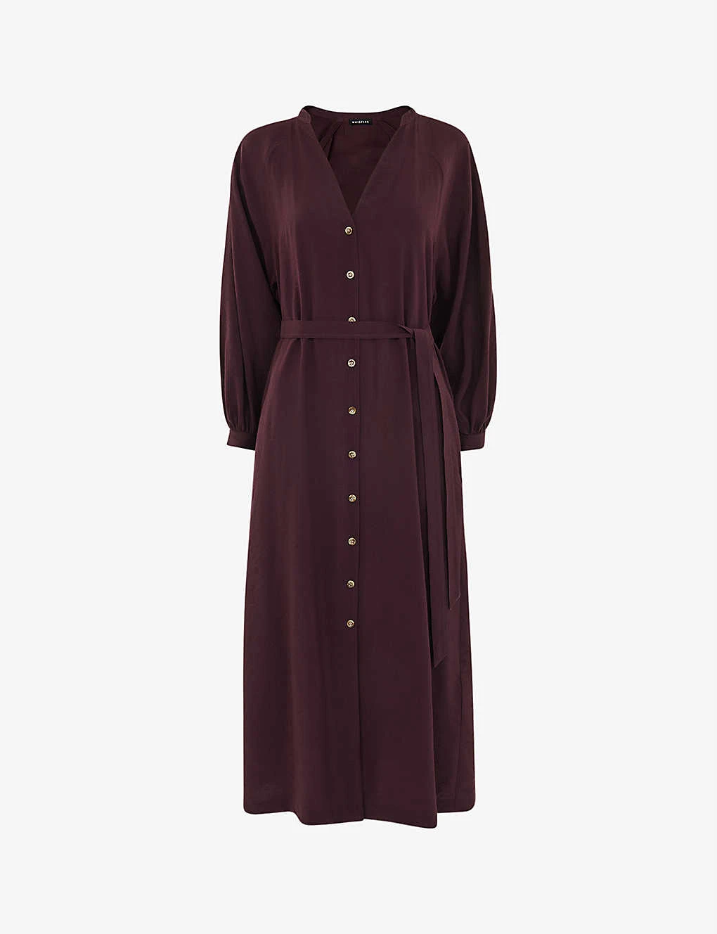 Whistles Lizzie Woven Midi Dress 1 Whistles Lizzie Woven Midi Dress