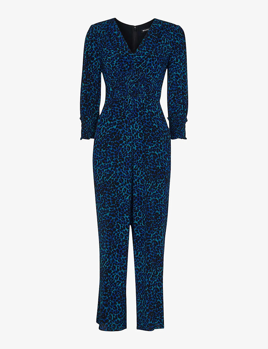 Whistles Leopard-print Tied-back Woven Jumpsuit 1 Whistles Leopard-print Tied-back Woven Jumpsuit