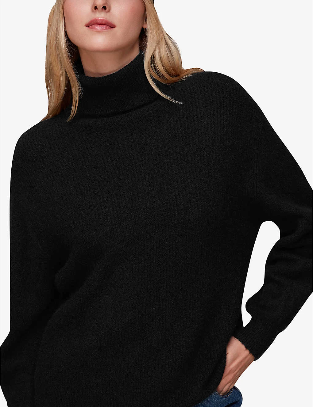 Whistles Oversized Roll-neck Rib-knit Jumper 3 Whistles Oversized Roll-neck Rib-knit Jumper - Image 3