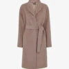 Whistles Clara Funnel-neck Wool-blend Coat