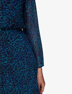 Whistles Carlotta Leopard-print Recycled-polyester Midi Dress 11 Whistles Carlotta Leopard-print Recycled-polyester Midi Dress -The Fashion Shop R04092070 ALT05