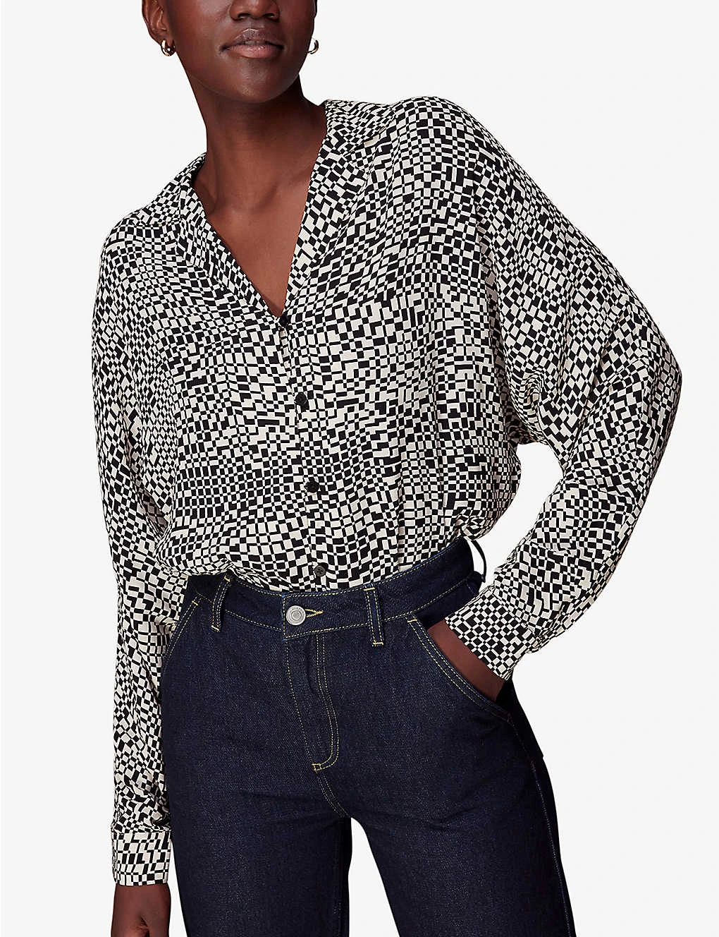 Whistles Polka-dot Woven Blouse 2 Whistles Polka-dot Woven Blouse - Image 2