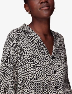 Whistles Polka-dot Woven Blouse 9 Whistles Polka-dot Woven Blouse -The Fashion Shop R04092072 MULTICOLOURED ALT04