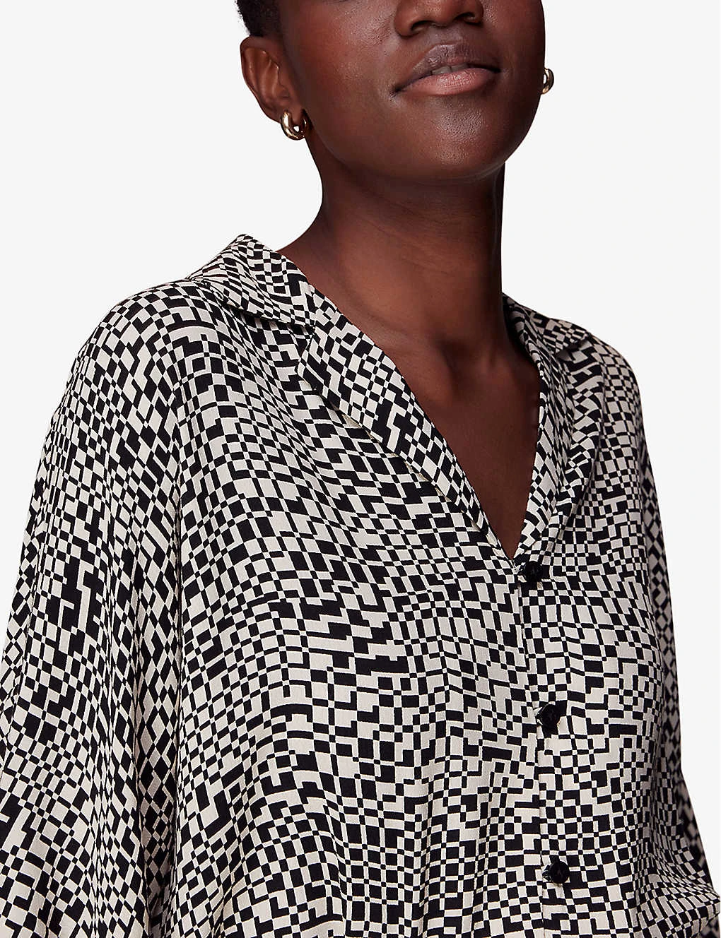 Whistles Polka-dot Woven Blouse 5 Whistles Polka-dot Woven Blouse - Image 5