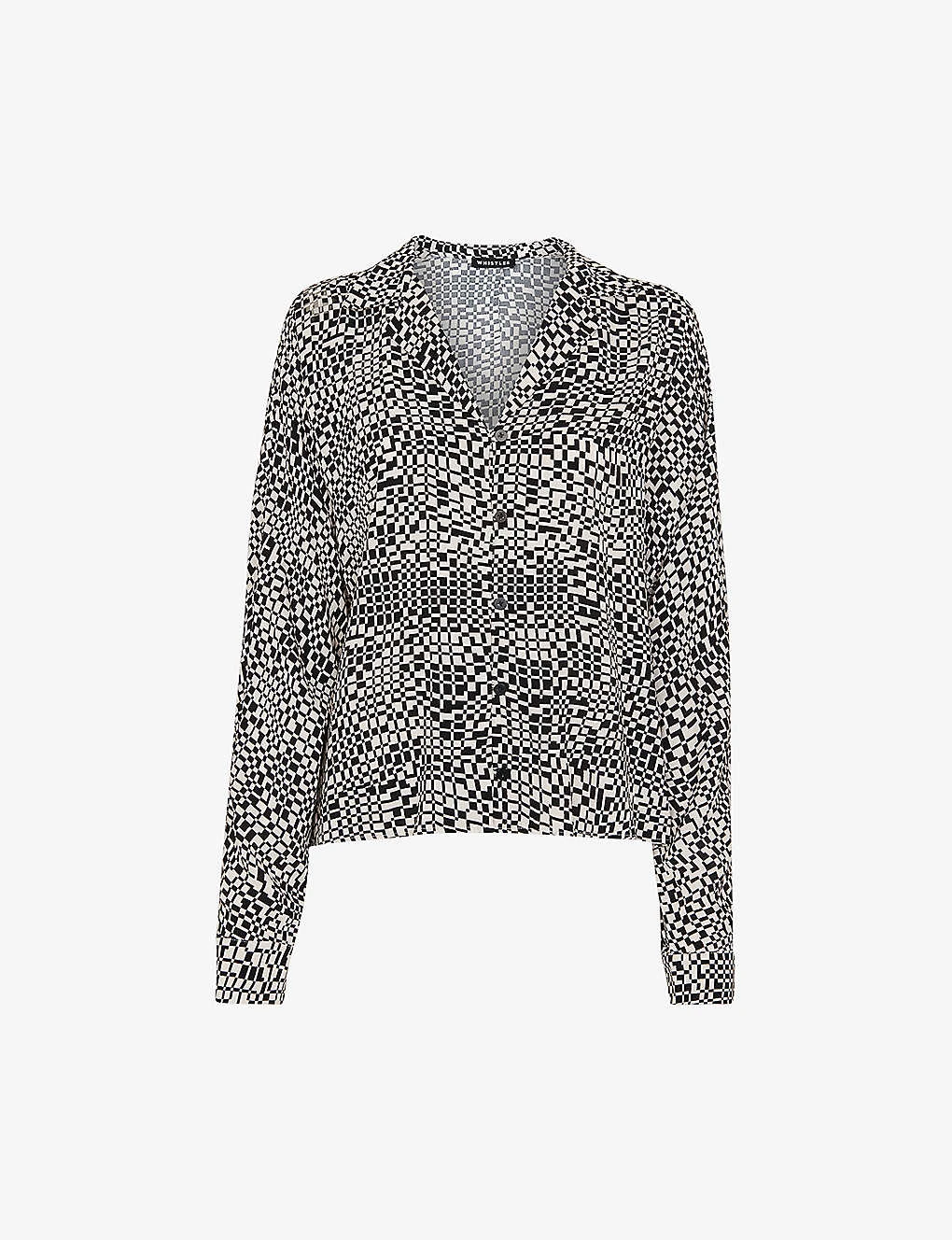 Whistles Polka-dot Woven Blouse 1 Whistles Polka-dot Woven Blouse