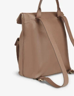 Whistles Verity Top-handle Leather Backpack 6 Whistles Verity Top-handle Leather Backpack -The Fashion Shop R04095553 BROWN ALT02