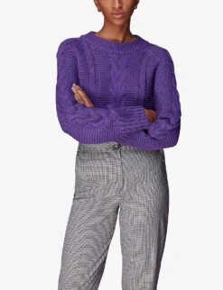 Whistles Lila Checked Straight-leg Mid-rise Woven Trousers 9 Whistles Lila Checked Straight-leg Mid-rise Woven Trousers -The Fashion Shop R04096996 MULTICOLOURED ALT04