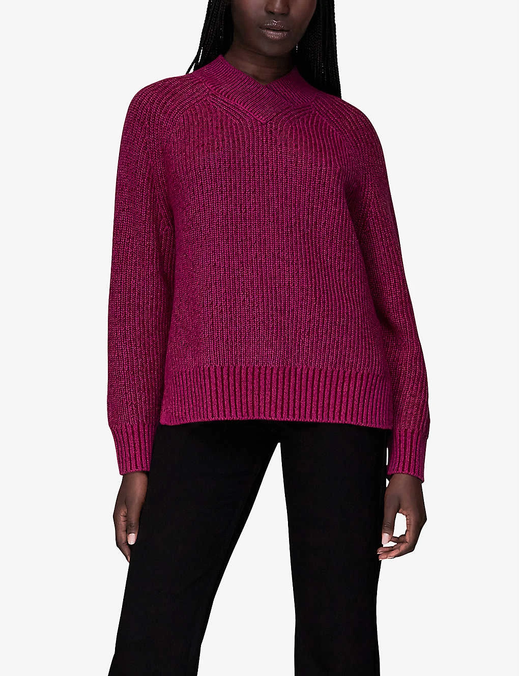 Whistles Ribbed Knitted Jumper 3 Whistles Ribbed Knitted Jumper - Image 3