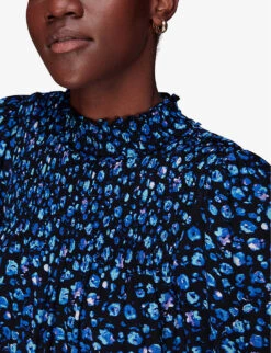 Whistles Floral-print Woven Mini Dress -The Fashion Shop R04098242 MULTICOLOURED ALT04