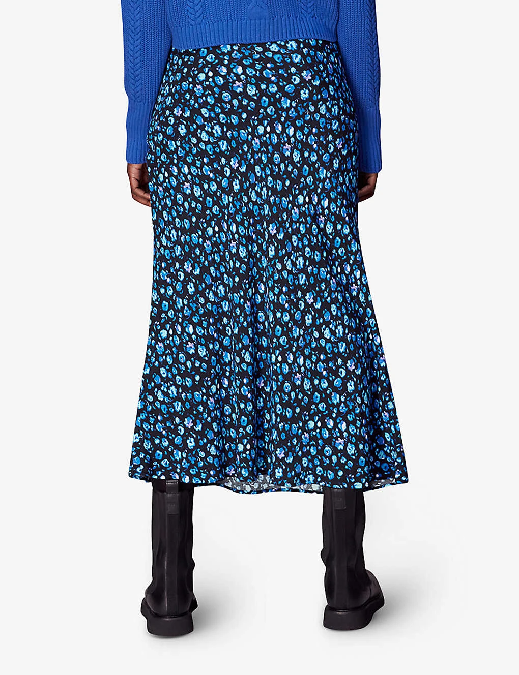Whistles Floral-pint Woven Midi Skirt 4 Whistles Floral-pint Woven Midi Skirt - Image 4