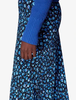 Whistles Floral-pint Woven Midi Skirt 9 Whistles Floral-pint Woven Midi Skirt -The Fashion Shop R04099235 MULTICOLOURED ALT04