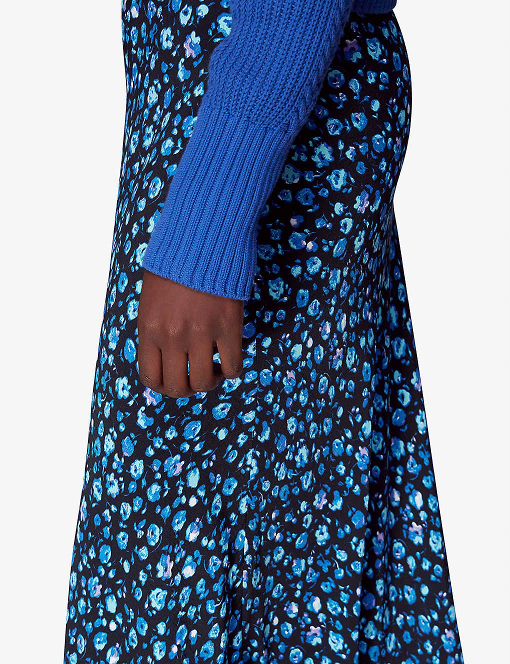 Whistles Floral-pint Woven Midi Skirt 5 Whistles Floral-pint Woven Midi Skirt - Image 5