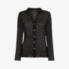 Whistles Penny Plisse Spot-print Woven Shirt