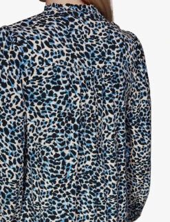 Whistles Eva Leopard-print Woven Mini Dress 11 Whistles Eva Leopard-print Woven Mini Dress -The Fashion Shop R04116369 MULTICOLOURED ALT05