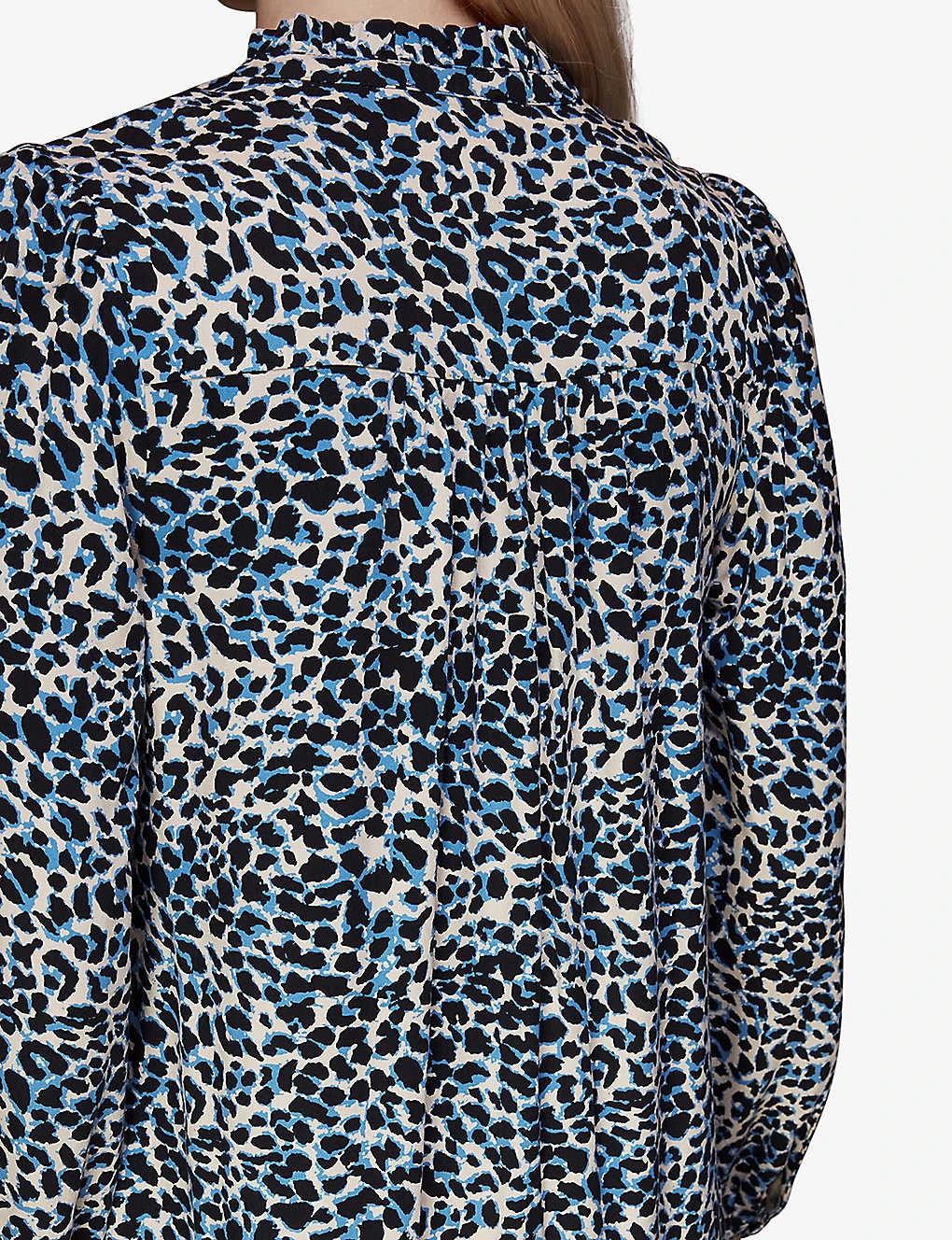 Whistles Eva Leopard-print Woven Mini Dress 6 Whistles Eva Leopard-print Woven Mini Dress - Image 6