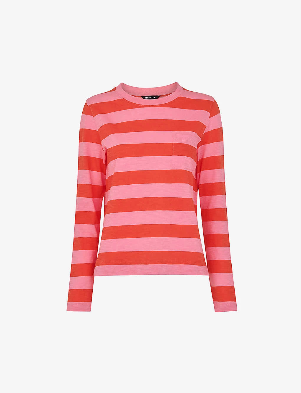 Whistles Relaxed Fit Striped Cotton-jersey Top 1 Whistles Relaxed Fit Striped Cotton-jersey Top