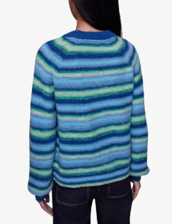 Whistles Variated Striped Knitted Jumper 8 Whistles Variated Striped Knitted Jumper -The Fashion Shop R04118028 MULTICOLOURED ALT03