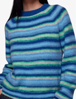 Whistles Variated Striped Knitted Jumper 9 Whistles Variated Striped Knitted Jumper -The Fashion Shop R04118028 MULTICOLOURED ALT04