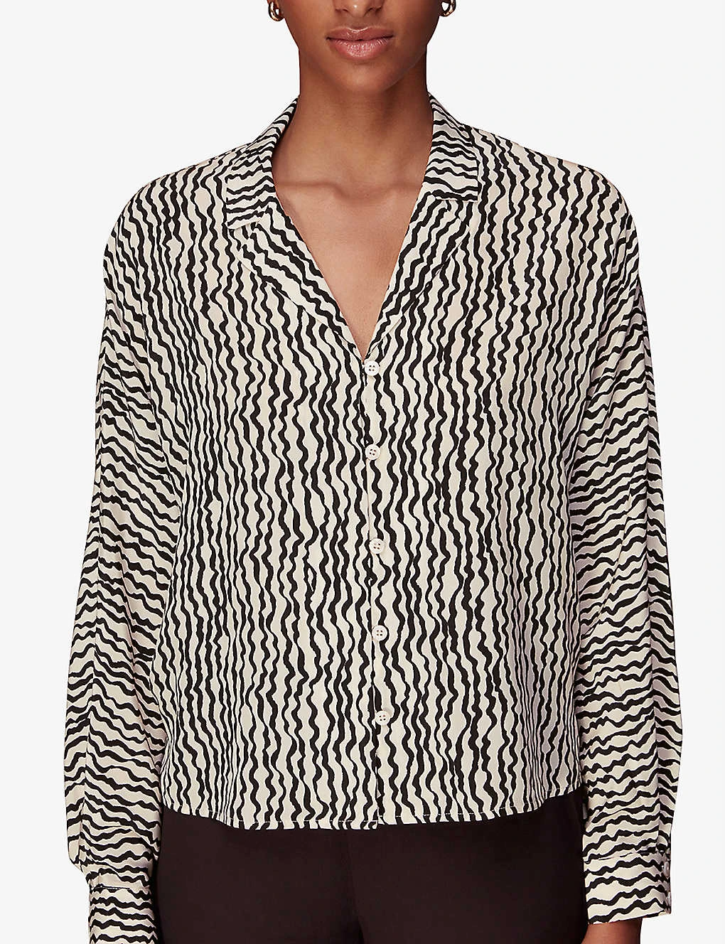 Whistles Wiggle Abstract-print Silk Shirt 3 Whistles Wiggle Abstract-print Silk Shirt - Image 3