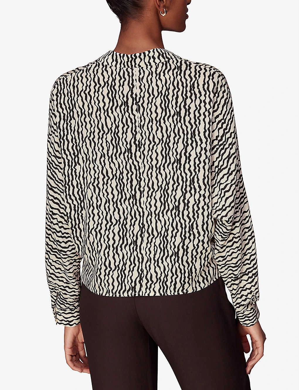 Whistles Wiggle Abstract-print Silk Shirt 4 Whistles Wiggle Abstract-print Silk Shirt - Image 4