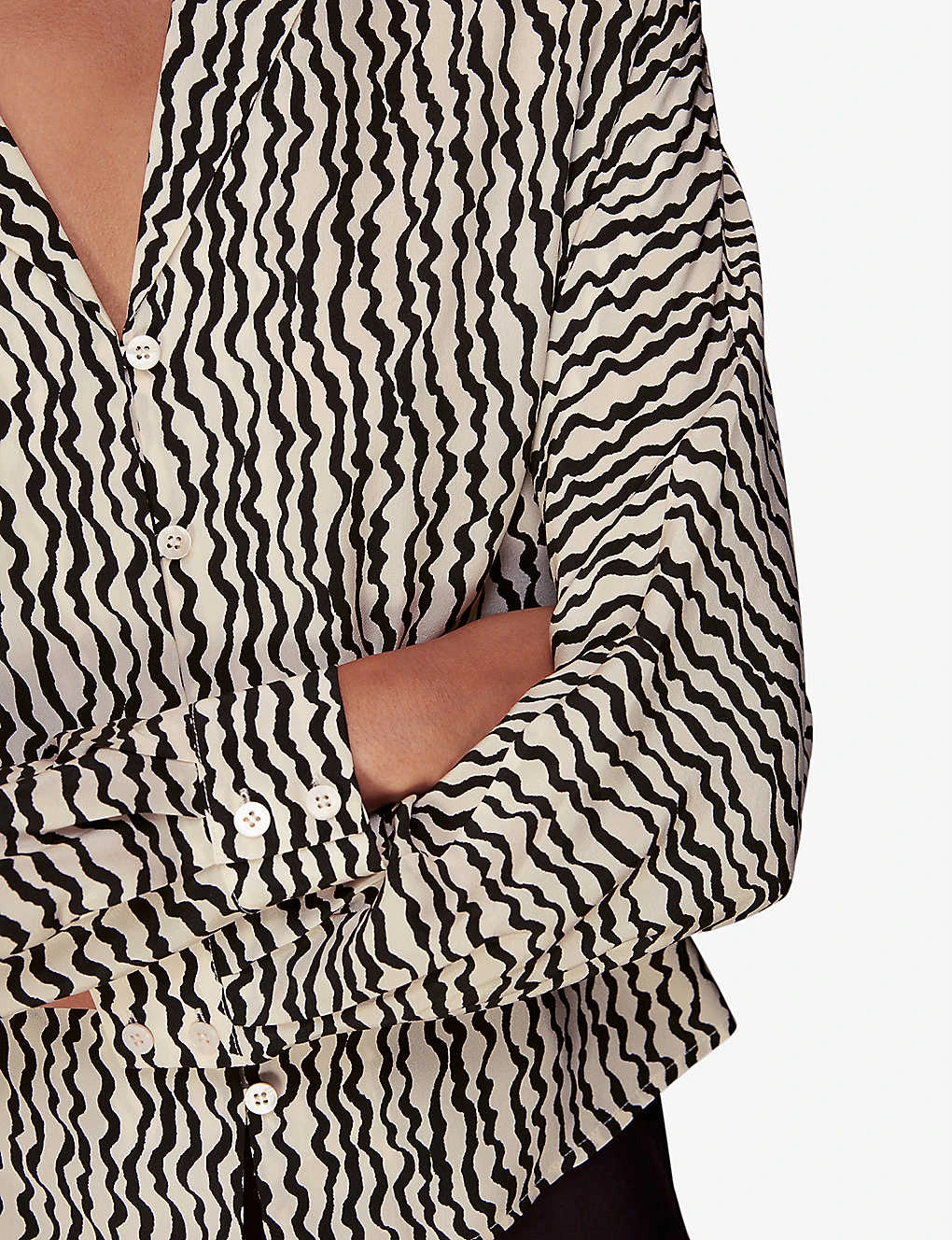 Whistles Wiggle Abstract-print Silk Shirt 6 Whistles Wiggle Abstract-print Silk Shirt - Image 6