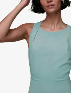 Whistles Tie Back Stretch-crepe Maxi Dress -The Fashion Shop R04118636 ALT04