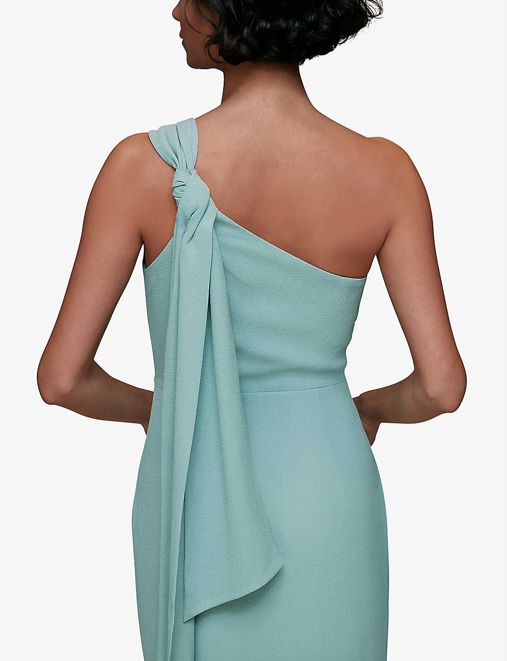 Whistles Bethan One-shoulder Stretch-recycled-polyester Maxi Dress 5 Whistles Bethan One-shoulder Stretch-recycled-polyester Maxi Dress - Image 5