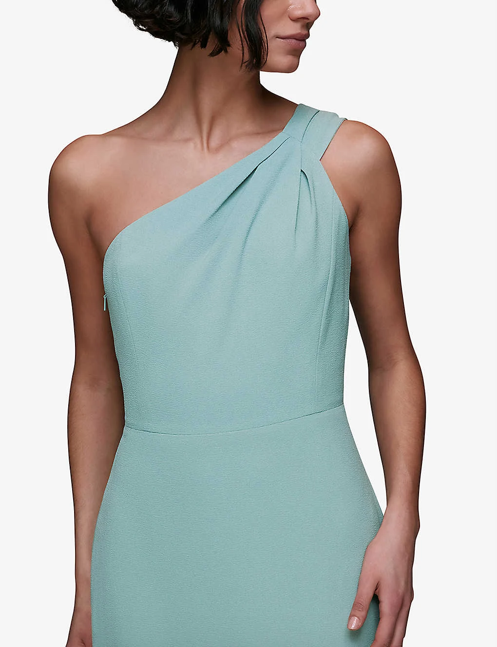 Whistles Bethan One-shoulder Stretch-recycled-polyester Maxi Dress 6 Whistles Bethan One-shoulder Stretch-recycled-polyester Maxi Dress - Image 6