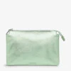 Whistles Elita Metallic Leather Clutch Bag